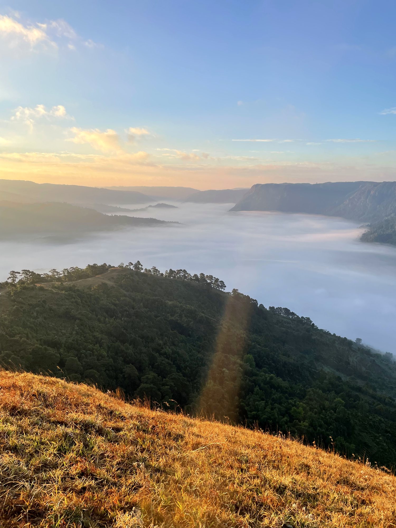 The sea of clouds