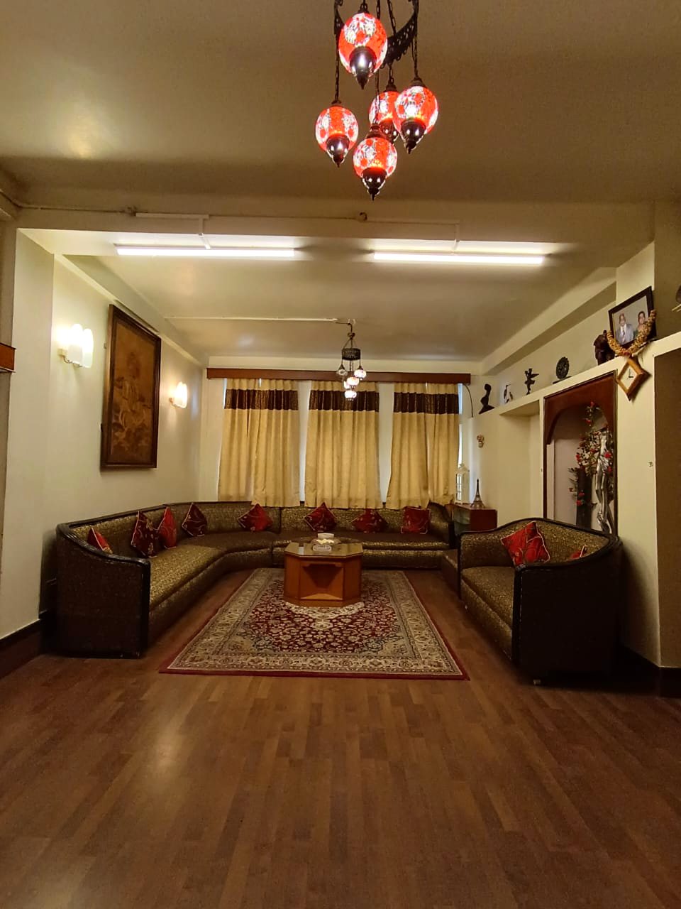 The living room